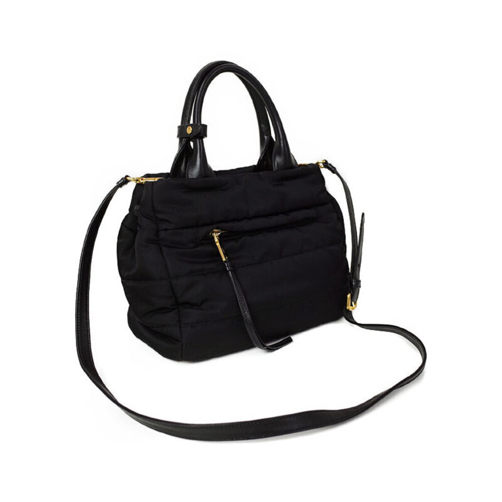 Prada Nylon Bag Tessuto Black Top Fiocco Handle Bow Crossbody